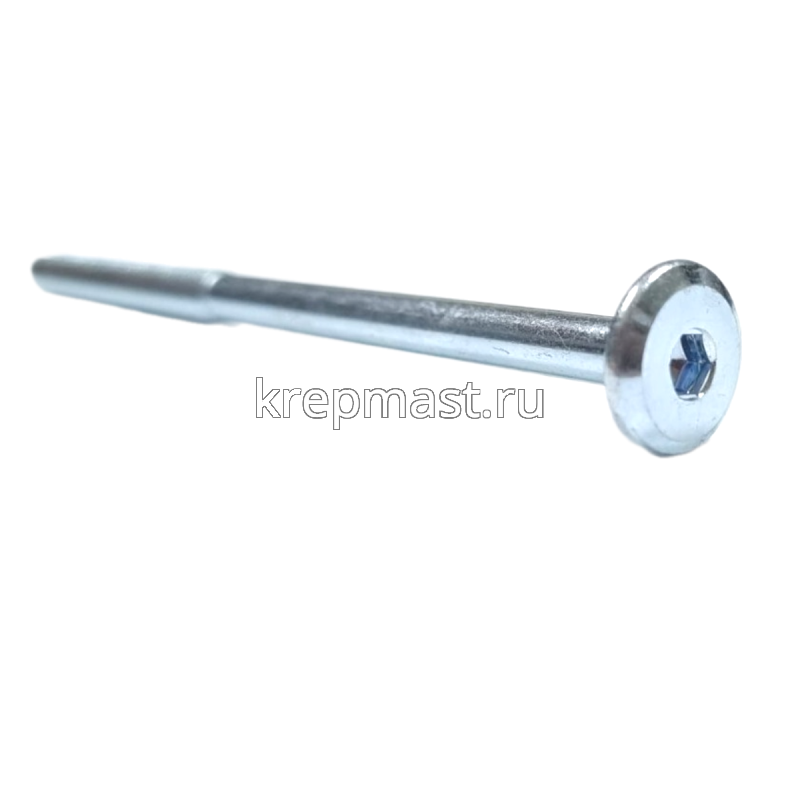 Винт стяжка 6х100 DIN 7420 SW4 оц. П/р + Н/р