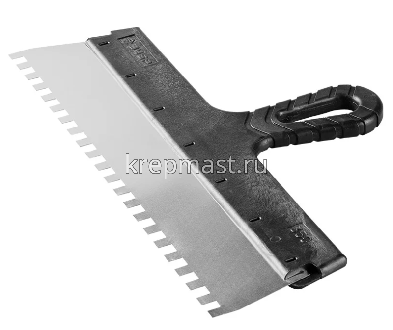 Шпатель 350мм ЗУБЧАТЫЙ 10 х 10мм ЗУБР / STAYER MASTER