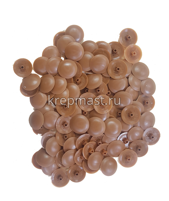 Заглушка №2 для шурупов- коричневая