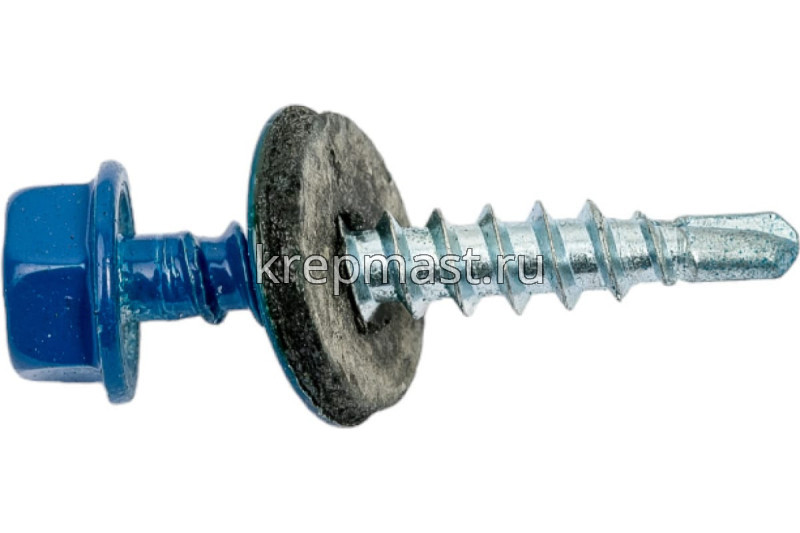 Саморез д/кровли краш. 4,8х29 RAL 5005/RR35