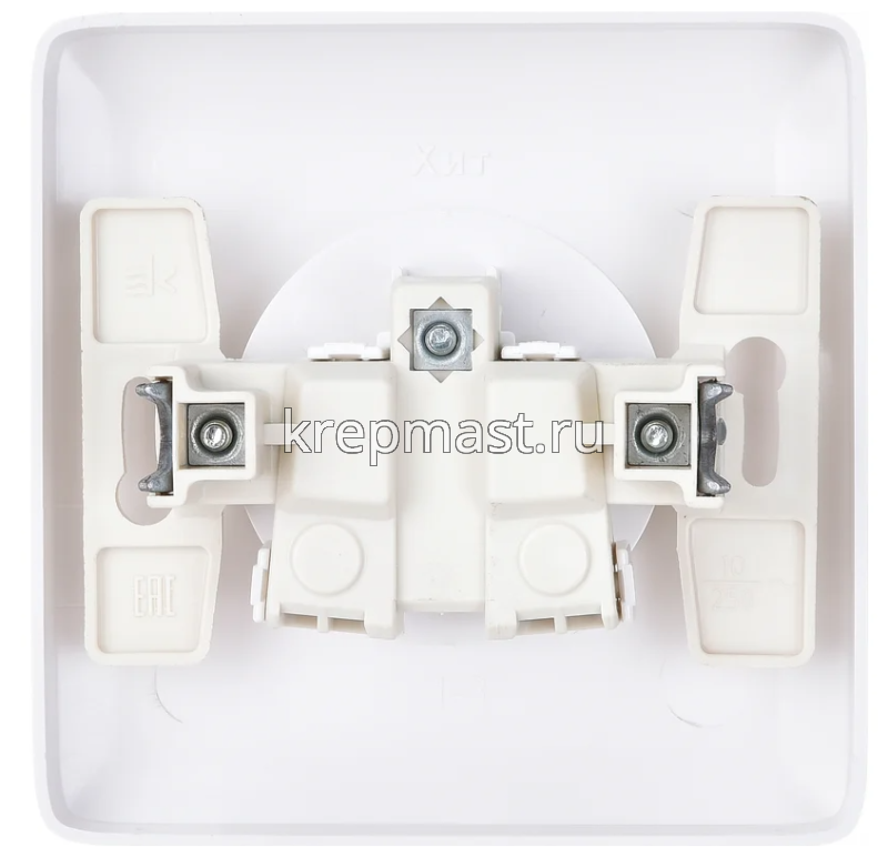 Розетка РС 10-132-б СП белая б/з 1-ая