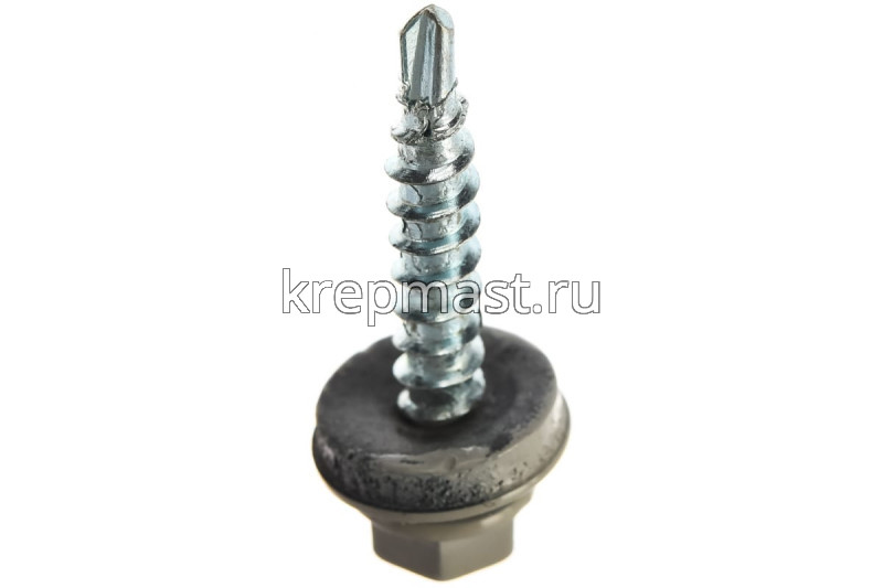 Саморез д/кровли краш. 4,8х29 RAL 7004/RR21