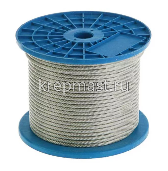 Трос в оплётке ПВХ 1/2,5мм (200м)