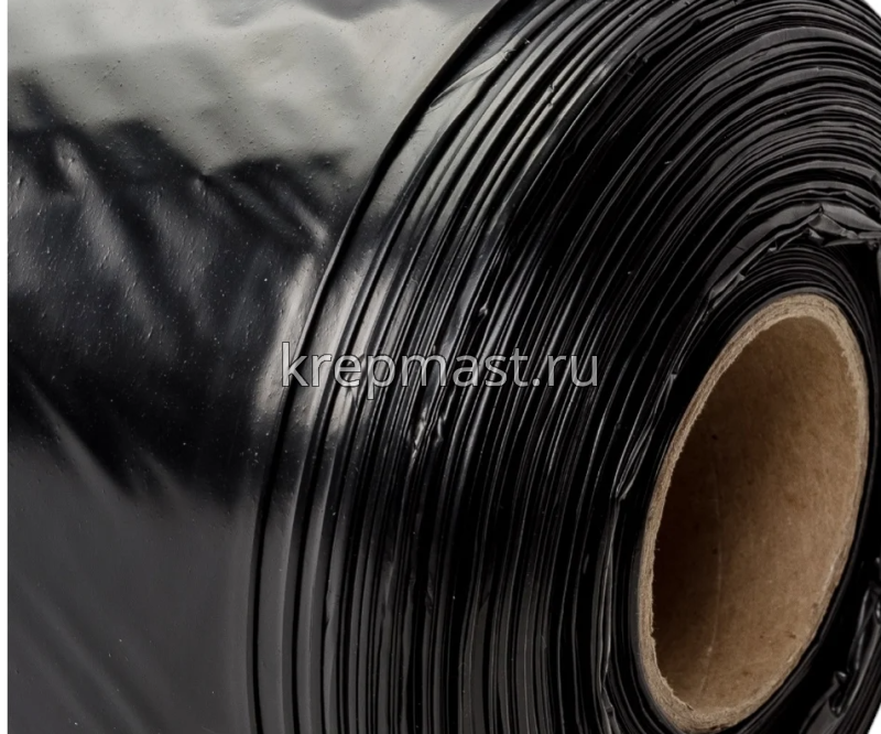 Пленка полиэтиленовая ЧЕРНАЯ 200мкм ширина 3м (100м)