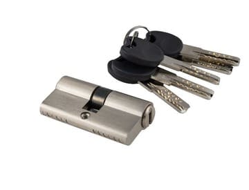Механизм цилиндровый 80Z СР/SN кл./ключ хром / никель