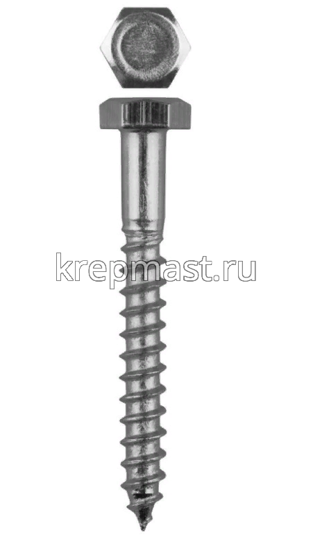 Шуруп д/ крепления дер. лаг 8х140
