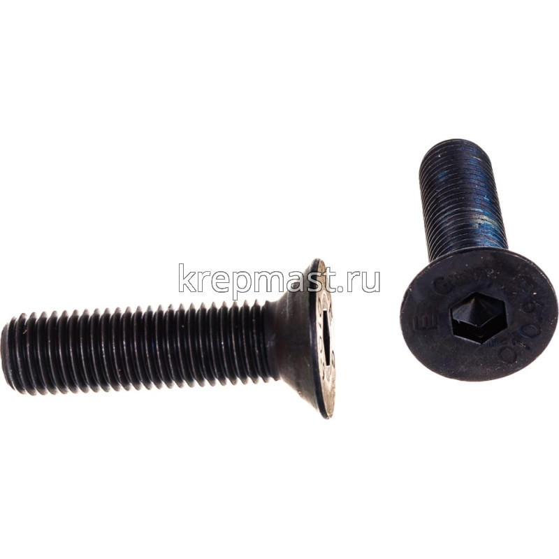 Винт с внут. шестиг. потай голов. 14х90 кл.пр.10,9 DIN 7991 п/р чёрный