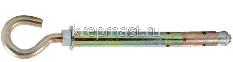 Анкер двухраспорный с крюком 16х160х24