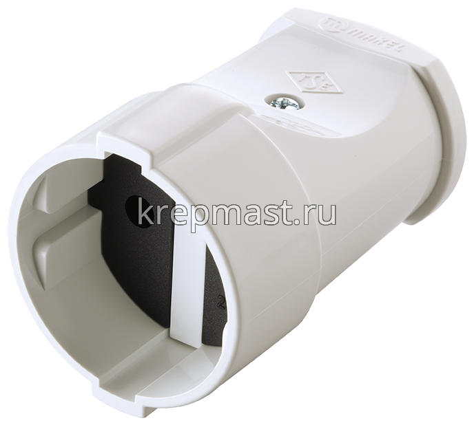 Штепсельное гнездо MAKEL 250B 16А белое