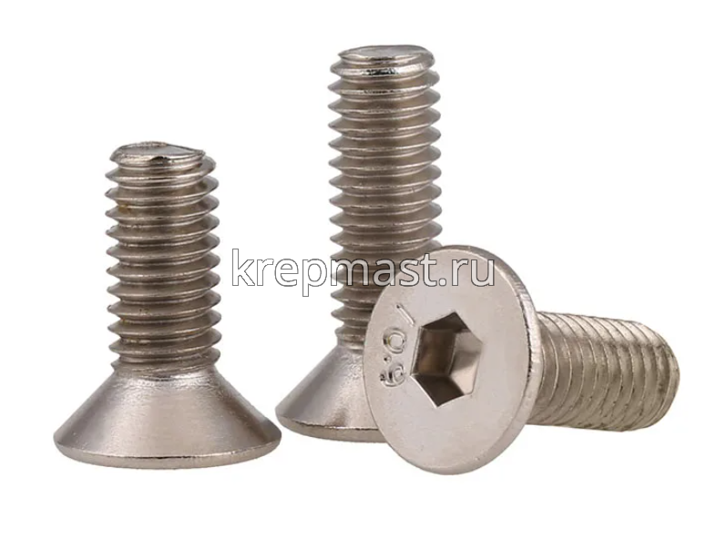 Винт с внут. шестиг. потай голов. 4х16 кл.пр.10,9 DIN 7991