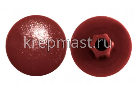 Заглушка дек.для винта-конфирмата- бордо
