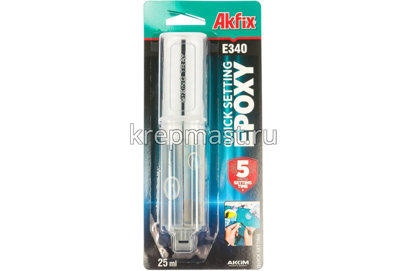 Клей 28,4гр ЭПОКСИДНЫЙ АКFix Е340 (5мин.)