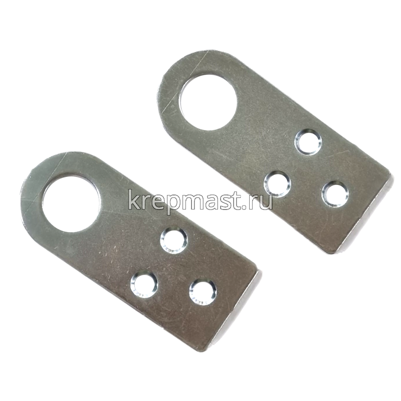 Проушина прямая 30х 70мм цинк