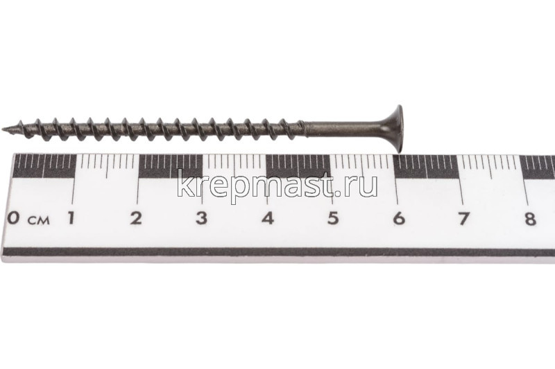 Саморез по дереву оксид. 4,2х64(65) Китай